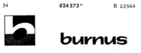burnus b Logo (DPMA, 03.08.1966)