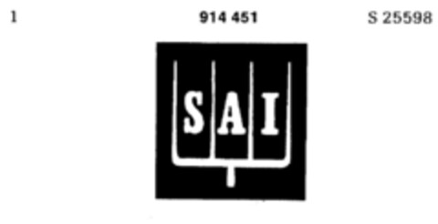 SAI Logo (DPMA, 20.06.1972)