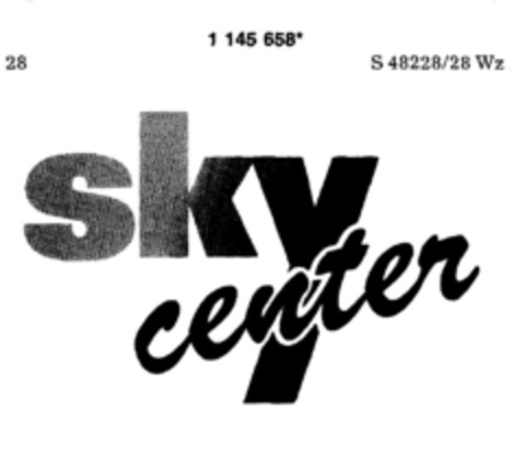 sky center Logo (DPMA, 05.04.1989)