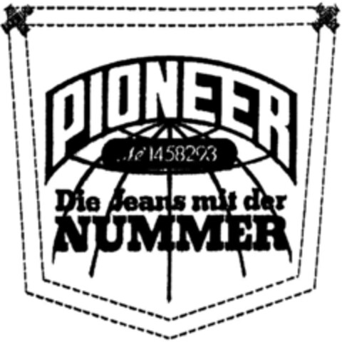 PIONEER Die Jeans mit der NUMMER Logo (DPMA, 20.07.1990)