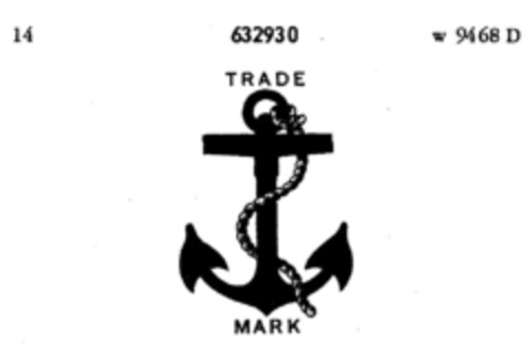 TRADE MARK Logo (DPMA, 11.11.1948)