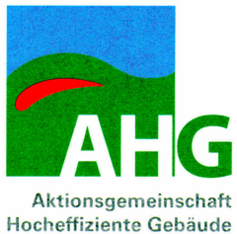 AHG Aktionsgemeinschaft Hocheffiziente Gebäude Logo (DPMA, 15.11.2000)