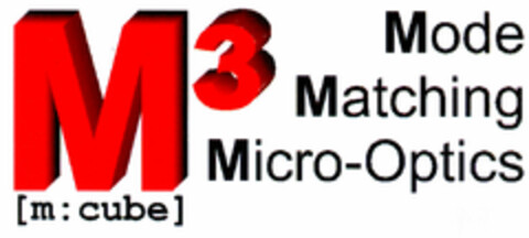 M3 Mode Matching Micro-Optics [m:cube] Logo (DPMA, 08/16/2001)