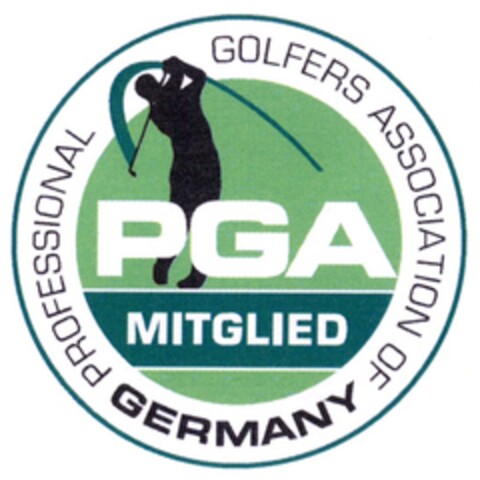 GOLFERS ASSOCIATION OF GERMANY PROFESSIONAL PGA MITGLIED Logo (DPMA, 02/12/2008)