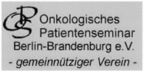 OPS Onkologische Patientenseminar Berlin-Brandenburg e.V. Logo (DPMA, 01.04.2008)