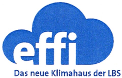 effi Das neue Klimahaus der LBS Logo (DPMA, 30.07.2009)