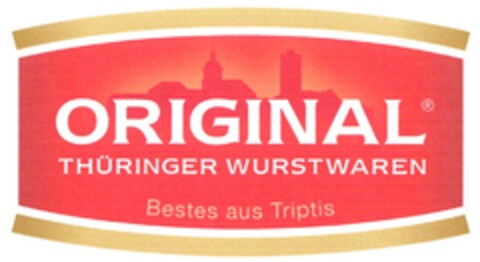 ORIGINAL THÜRINGER WURSTWAREN Bestes aus Triptis Logo (DPMA, 20.08.2010)