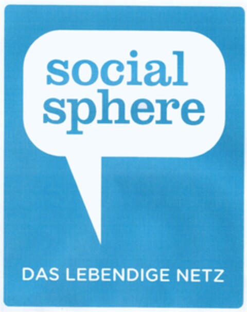 social sphere DAS LEBENDIGE NETZ Logo (DPMA, 25.07.2011)