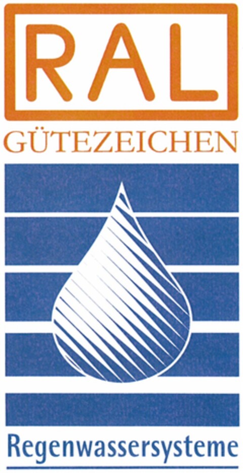 RAL GÜTEZEICHEN Regenwassersysteme Logo (DPMA, 07/13/2012)