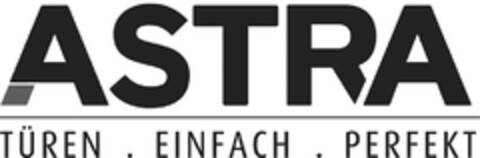 ASTRA TÜREN EINFACH PERFEKT Logo (DPMA, 30.03.2015)