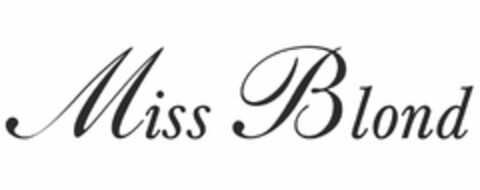 Miss Blond Logo (DPMA, 06/08/2015)