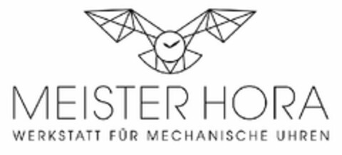 MEISTER HORA WERKSTATT FÜR MECHANISCHE UHREN Logo (DPMA, 13.09.2019)