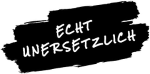 ECHT UNERSETZLICH Logo (DPMA, 07.11.2023)