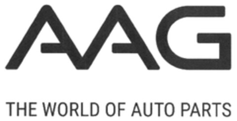 AAG THE WORLD OF AUTO PARTS Logo (DPMA, 27.03.2024)