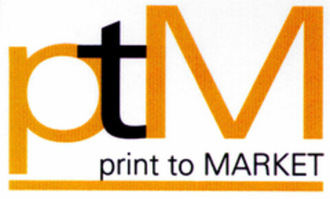 ptM print to MARKET Logo (DPMA, 29.10.2002)