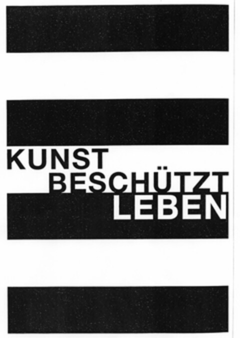 KUNST BESCHÜTZT LEBEN Logo (DPMA, 02/25/2005)