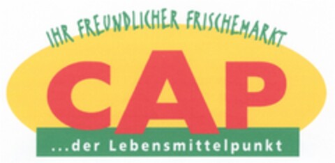 IHR FREUNDLICHER FRISCHEMARKT CAP ...der Lebensmittelpunkt Logo (DPMA, 13.09.2007)