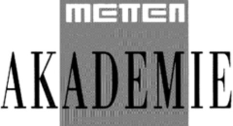 METTEN AKADEMIE Logo (DPMA, 06/21/1995)