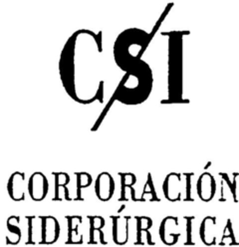 CSI CORPORACION SIDERURGICA Logo (DPMA, 21.07.1995)