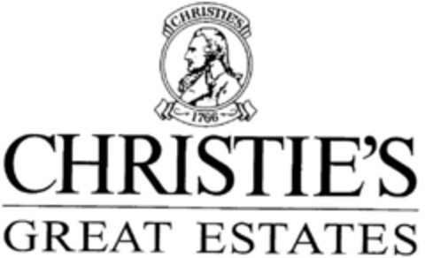 CHRISTIE'S GREAT ESTATES Logo (DPMA, 03/21/1996)