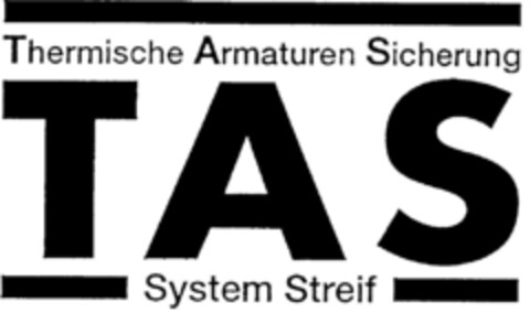 Thermische Armaturen Sicherung TAS System Streif Logo (DPMA, 03/23/1996)