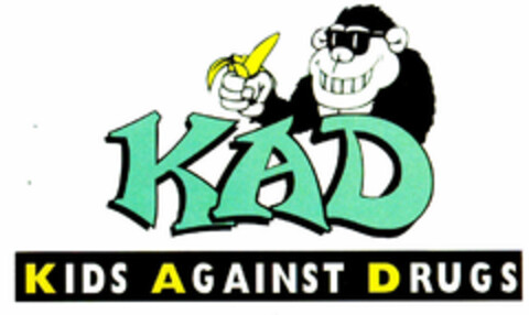 KAD KIDS AGAINST DRUGS Logo (DPMA, 23.07.1996)