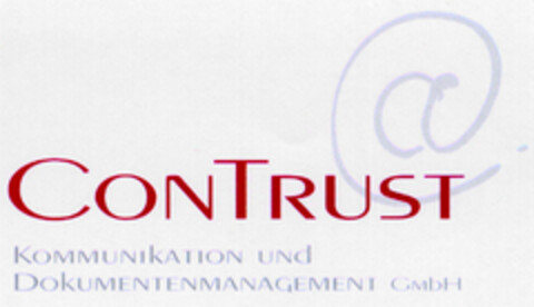 CONTRUST KOMMUNIKATION UND DOKUMENTENMANAGEMENT GMBH Logo (DPMA, 20.02.1997)