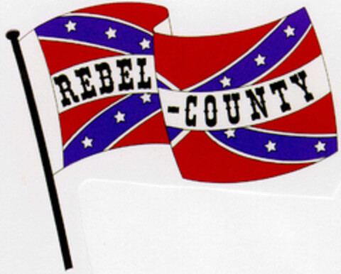 REBEL-COUNTY Logo (DPMA, 09/15/1997)