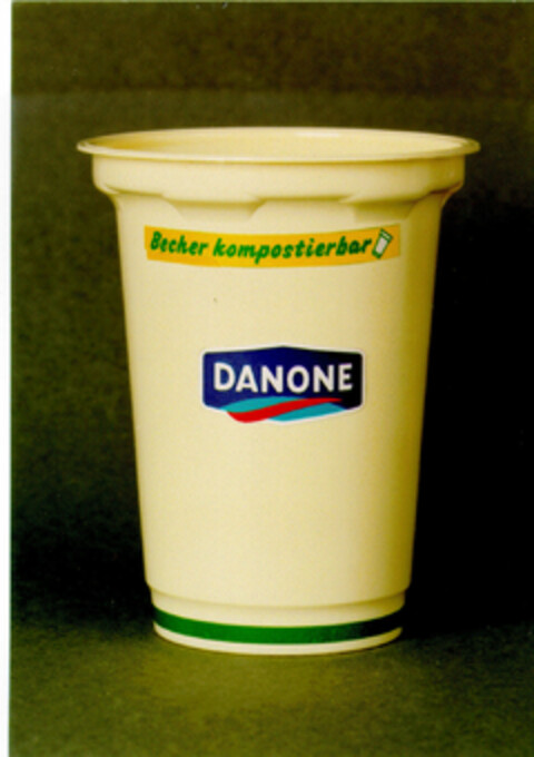 Becher kompostierbar DANONE Logo (DPMA, 11.12.1997)