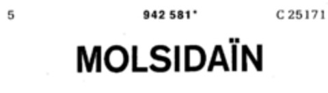 MOLSIDAIN Logo (DPMA, 12.12.1975)