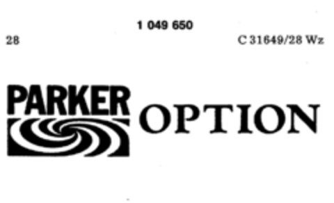 PARKER OPTION Logo (DPMA, 30.11.1982)