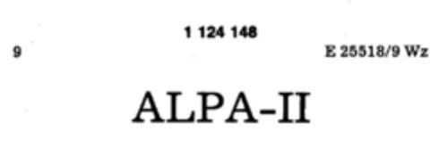 ALPA-II Logo (DPMA, 22.11.1985)