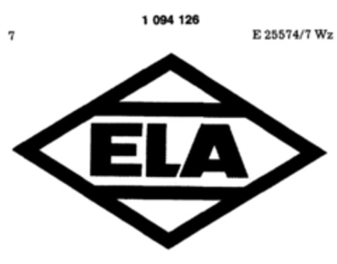 ELA Logo (DPMA, 17.12.1985)