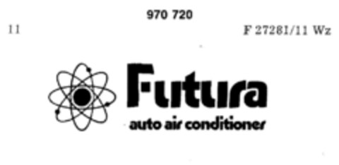 Futura auto air conditioner Logo (DPMA, 27.04.1977)