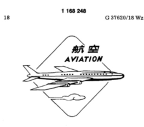 AVIATION Logo (DPMA, 12.01.1990)