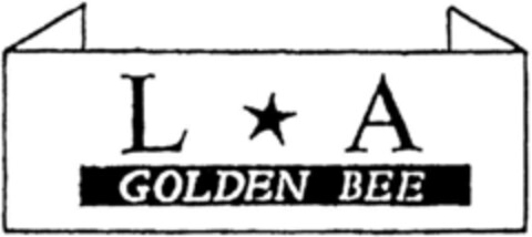 L A GOLDEN BEE Logo (DPMA, 07/01/1994)