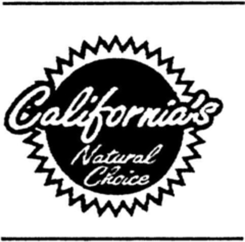 California's  Natural Choice Logo (DPMA, 09/03/1993)