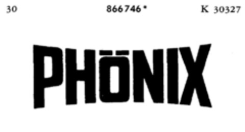 PHÖNIX Logo (DPMA, 09/23/1969)