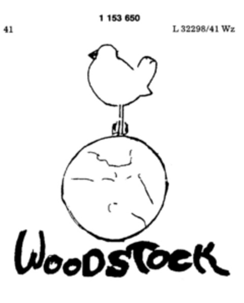 WOODSTOCK Logo (DPMA, 05/17/1989)