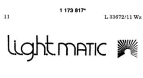 l.i.g.h.t. MATIC Logo (DPMA, 24.07.1990)