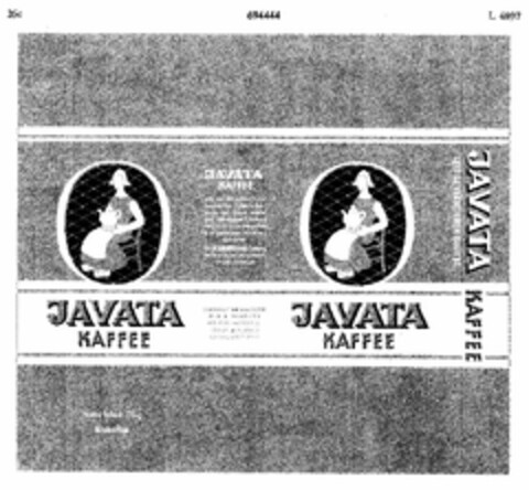 JAVATA KAFFEE Logo (DPMA, 09.08.1955)