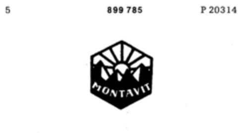 MONTAVIT Logo (DPMA, 02/09/1972)