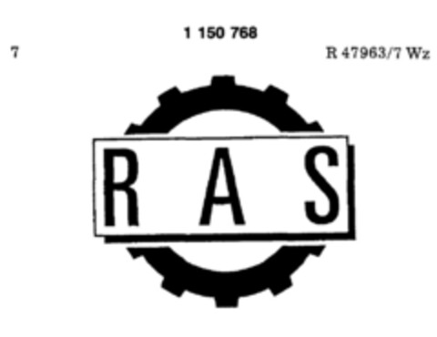 RAS Logo (DPMA, 14.04.1989)