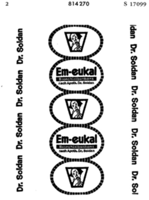 Em-eukal Bronchialbonbons Logo (DPMA, 10.02.1965)