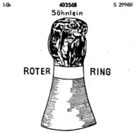 Söhnlein ROTER RING Logo (DPMA, 02/08/1929)