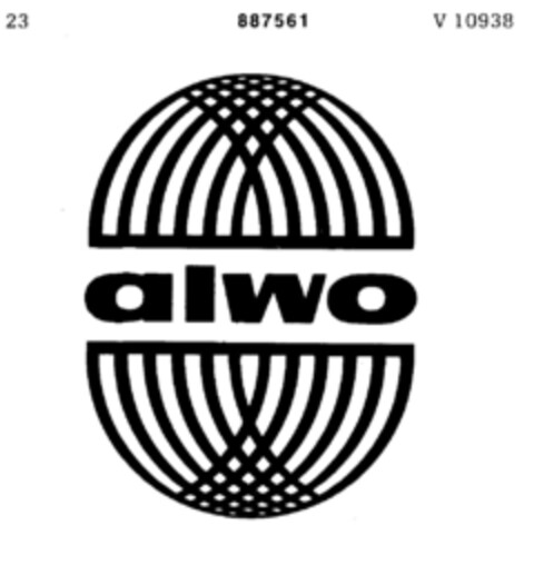 alwo Logo (DPMA, 16.08.1966)