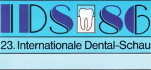 IDS 86 23. Internationale Dental-Schau Logo (DPMA, 04/10/1985)