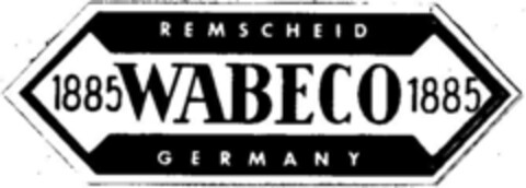 1885 WABECO 1885 Logo (DPMA, 05.04.1986)