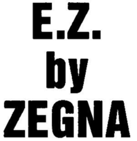 E.Z. by ZEGNA Logo (DPMA, 28.10.1993)