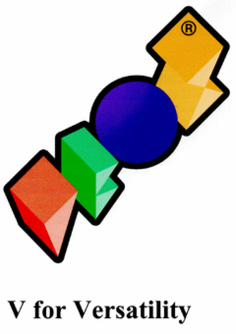 V for Versatility Logo (DPMA, 18.04.2001)